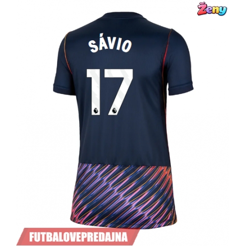 Lacne Ženy Futbalové dres Tottenham Hotspur Savio #17 2026-27 Krátky Rukáv - Preč